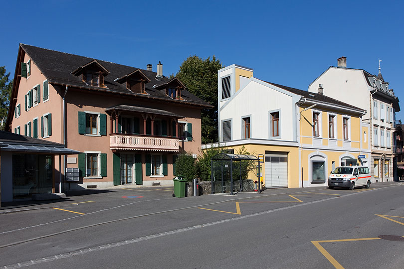 Rue du Midi à Bex