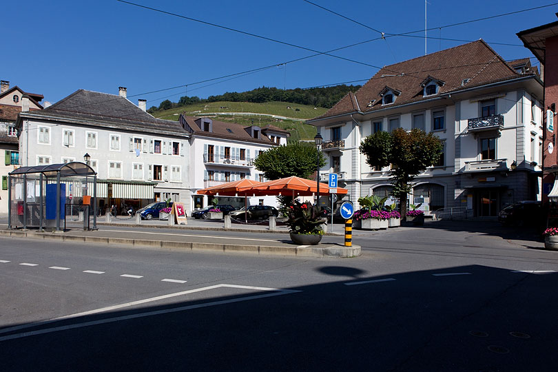 Place du Marché à Bex