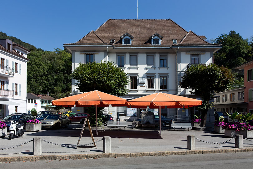 Place du Marché à Bex