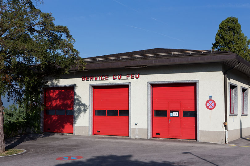 dépôt de pompiers
