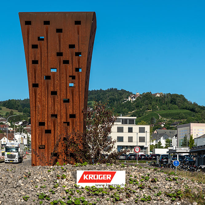 Verkehrskreiselskulptur