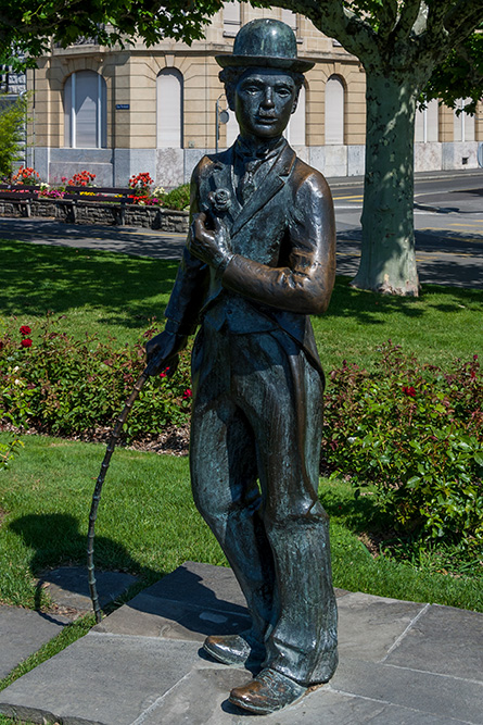 Charly Chaplin à Vevey