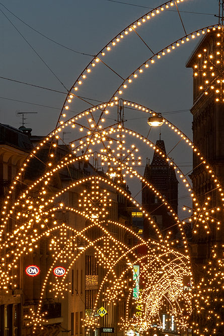 Weihnachtsbeleuchtung in Basel