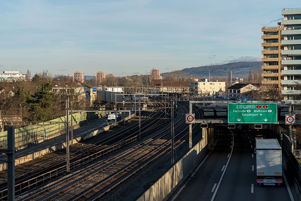 Autobahn, Basel-Breite