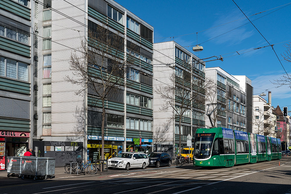 Riehenstrasse in Basel