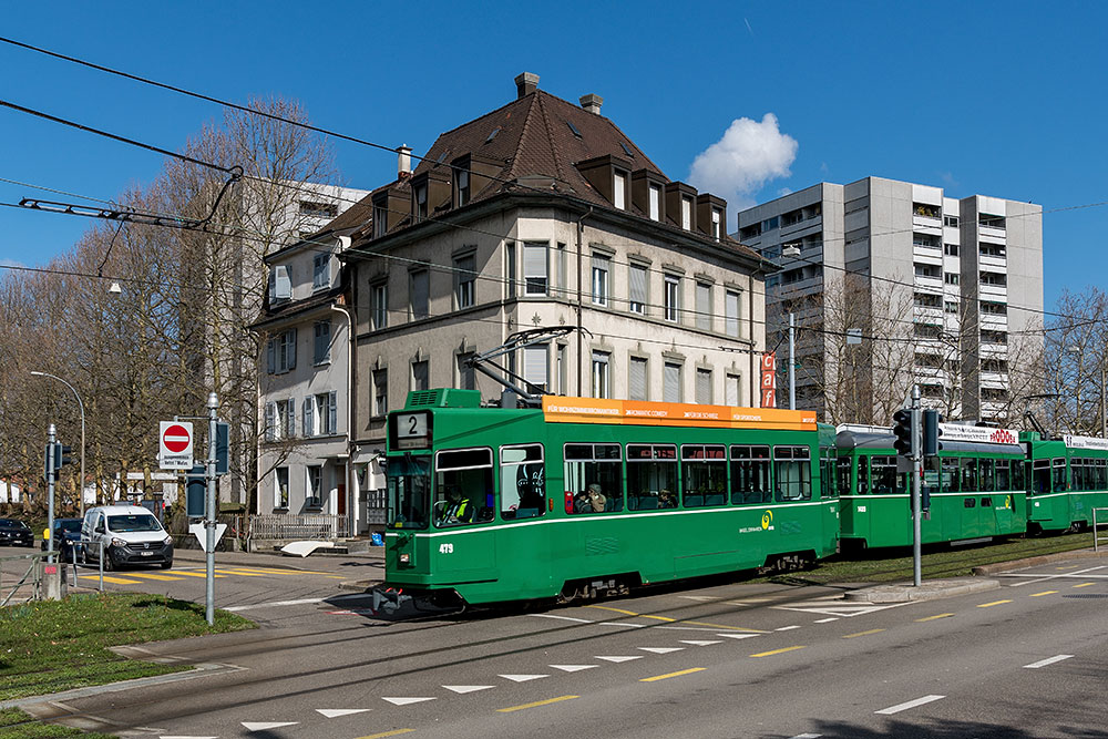 Riehenstrasse in Basel