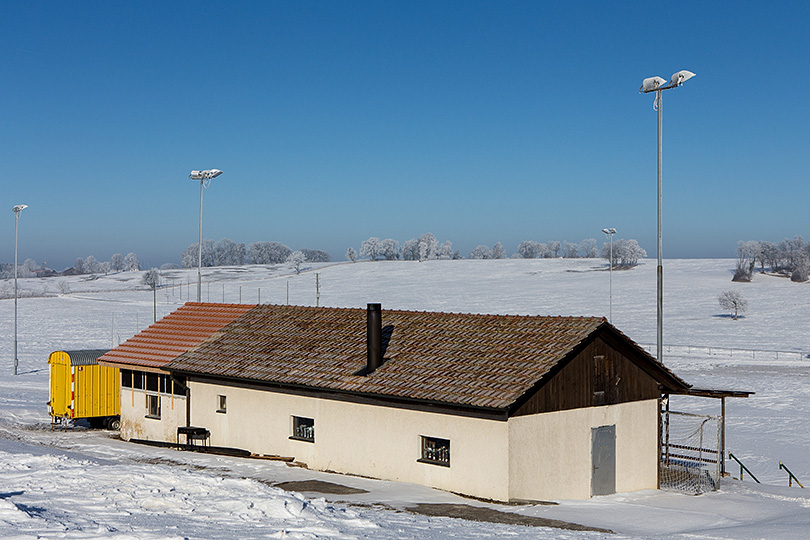 Terrain de FC à Pleigne