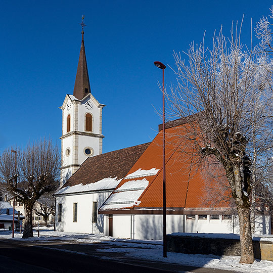 Eglise à Lajoux