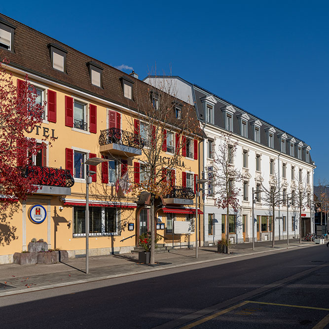 Place de la Gare à Delémont