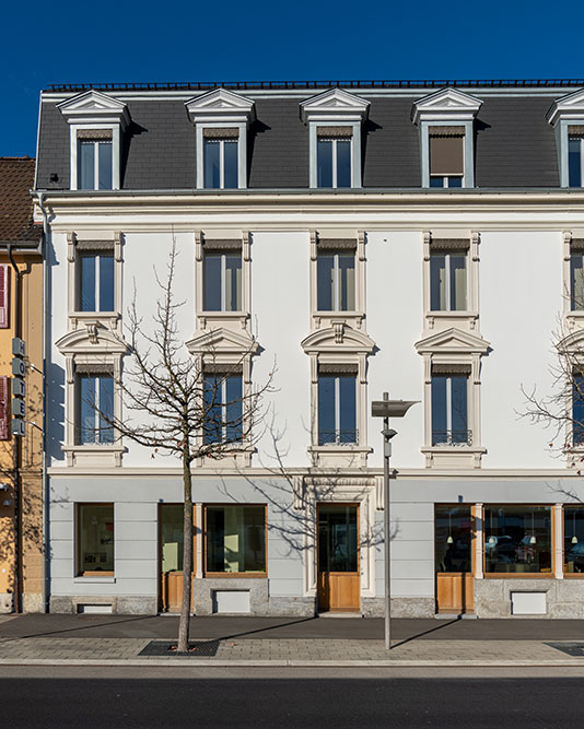 Place de la Gare à Delémont