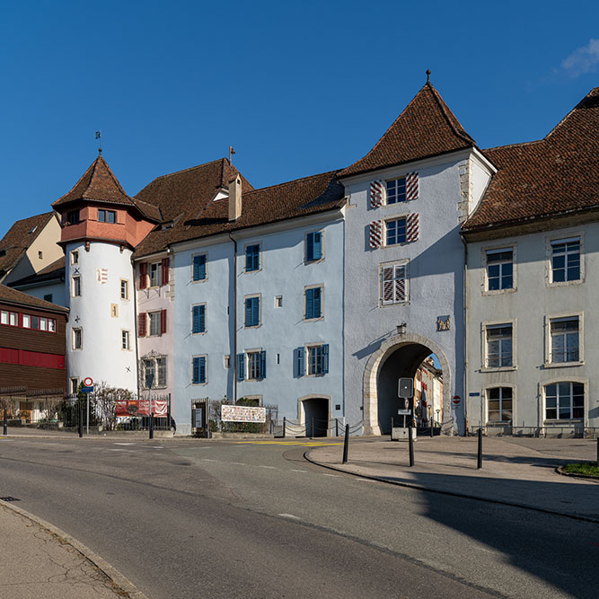 Tour Rouge et Porte de Porrentruy