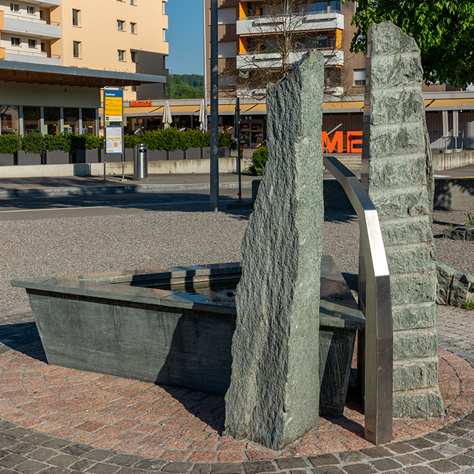 Brunnen im Zentrum Birmensdorf