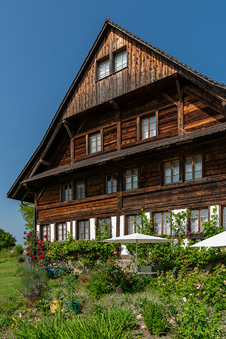 Bohlenständerbau in Hedingen