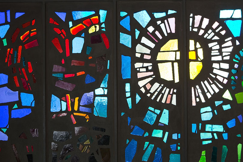 Glasfenster Sekundarschule Zwingen