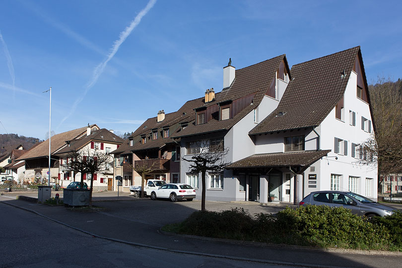 Dorfstrasse und Löwenplatz Zwingen