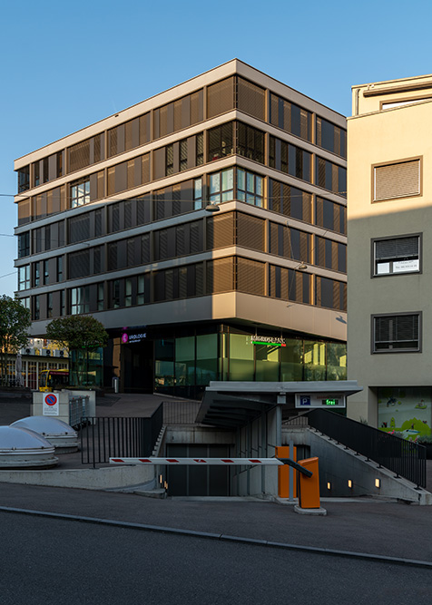 Bahnhofplatz in Liestal