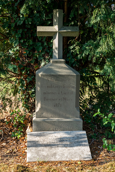 Grabstein der gefallenen Franzosen in Liestal