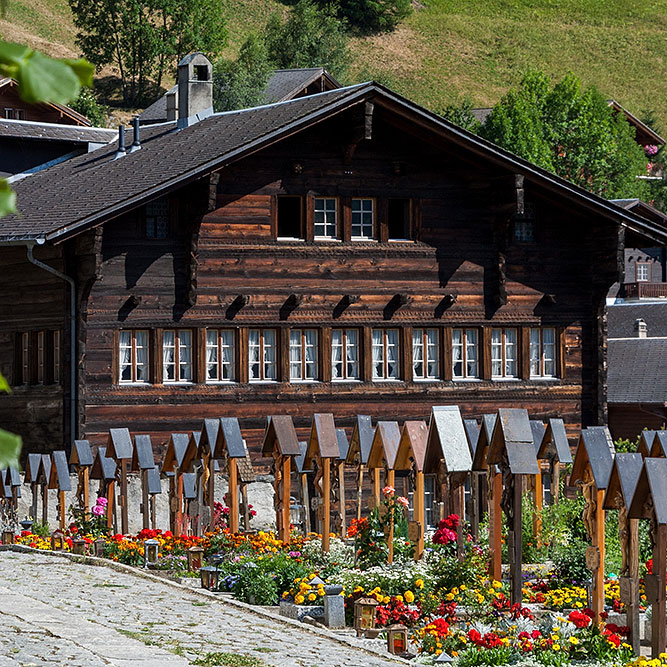 Friedhof in Ernen