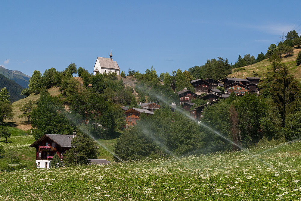 Mühlebach mit Kapelle