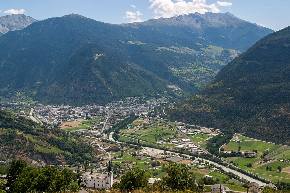 Kirche Ausserberg und Visp