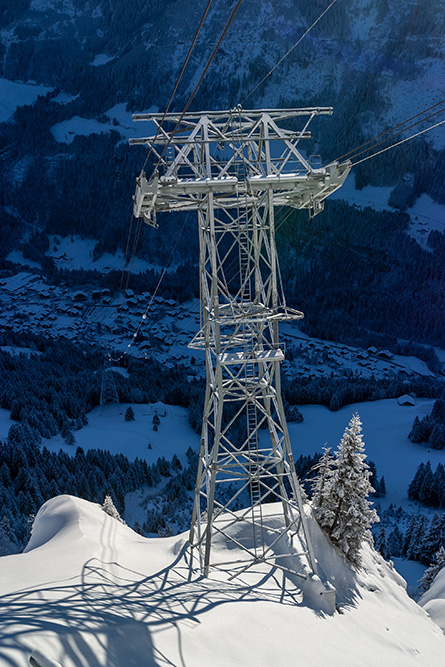 Seilbahnmast Champéry