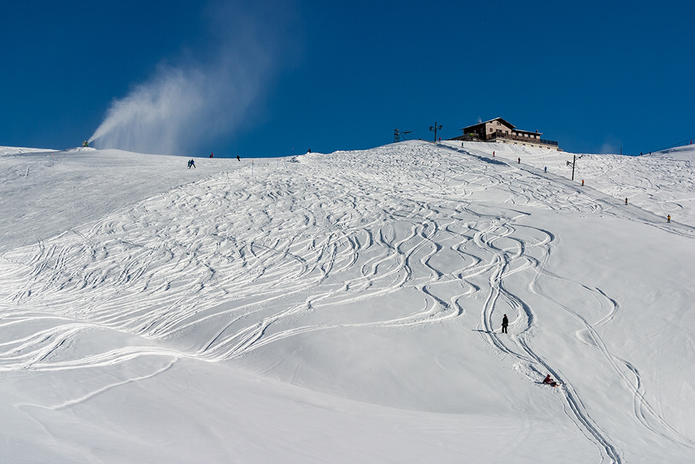 On fait du ski