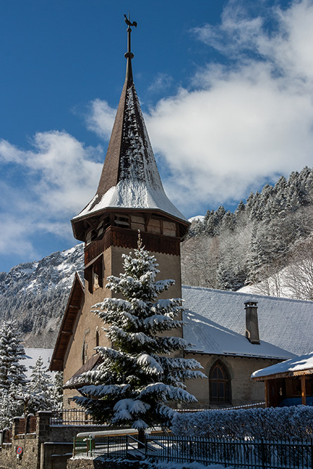 Temple à Champéry