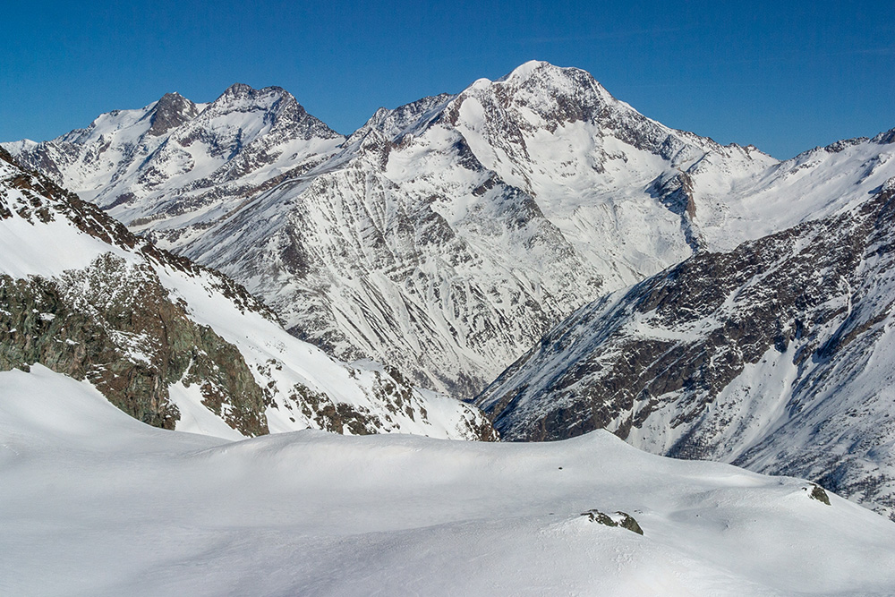 Lagginhorn und dem Weissmies