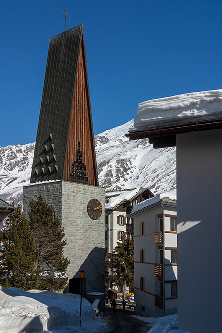 Pfarrkirche in Saas-Fee