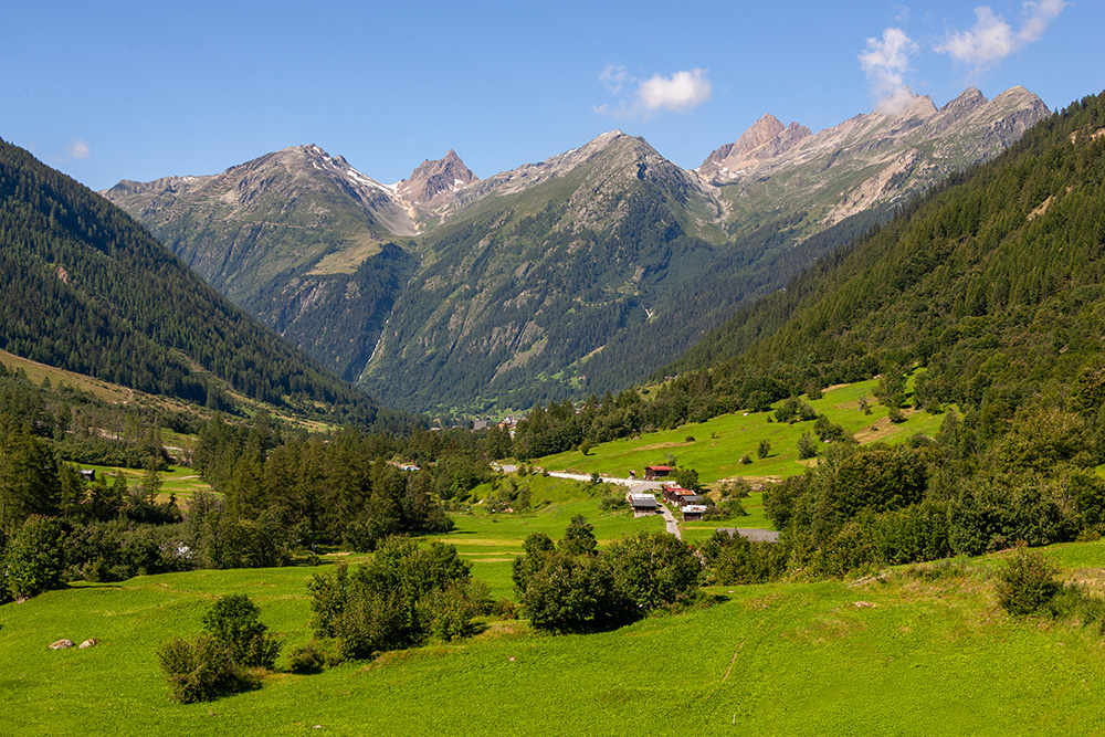 Blick talabwärts