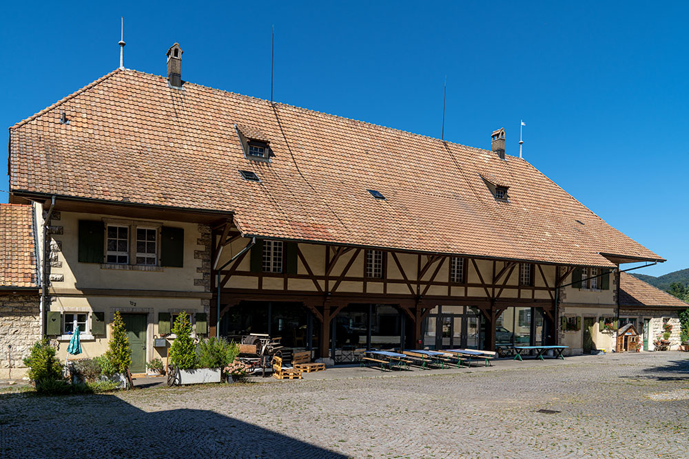 Schlosshof in Pfeffingen