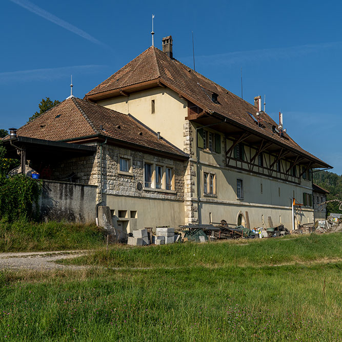 Schlosshof in Pfeffingen