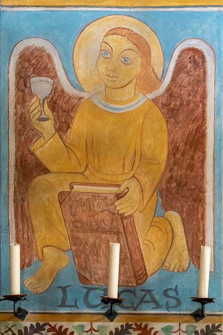 Lucas  in der Kirche von Ziefen