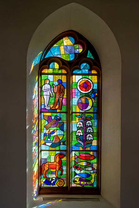 Kirchenfenster in Läufelfingen