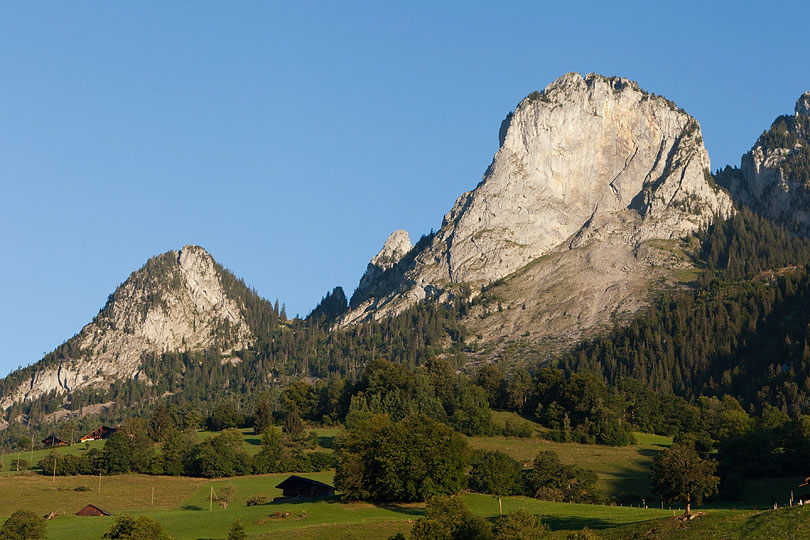 Chienhorn, Trimlenhorn und Mittaghorn