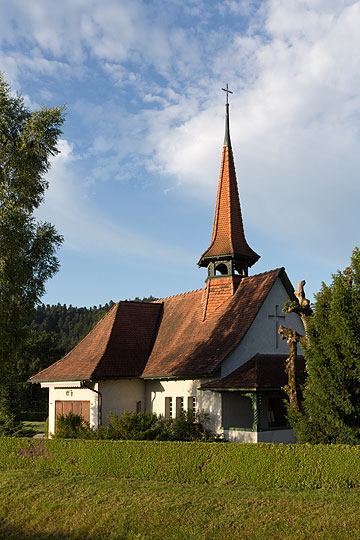 Kapelle auf dem Friedhof von Sumiswald