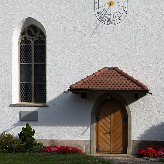 Seiteneingang der Kirche in Sumiswald