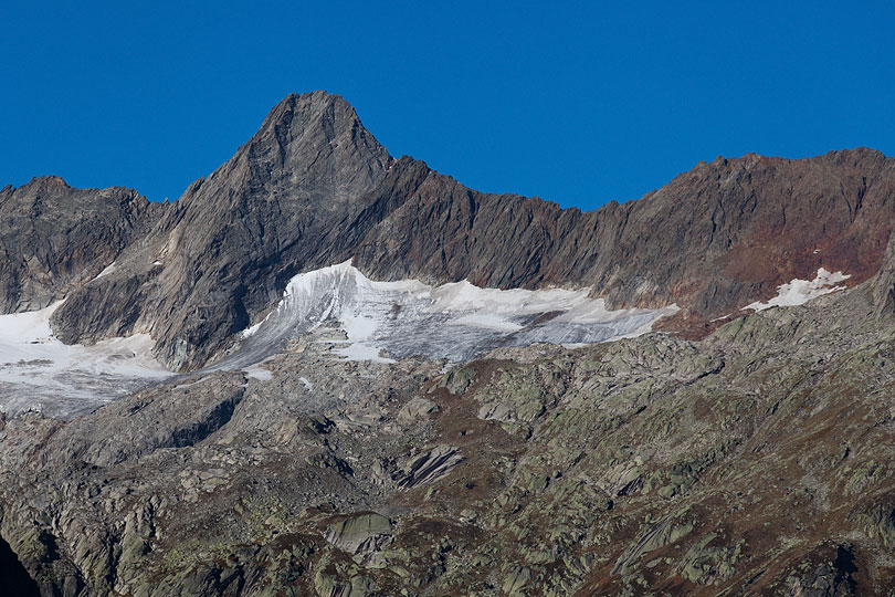 Hiendertelltihorn und Gruebengletscher