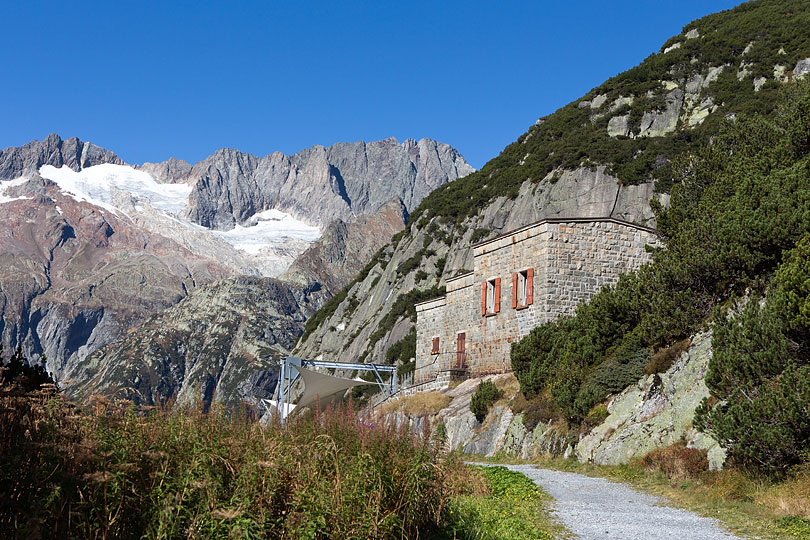 Bergstation der Gelmerbahn