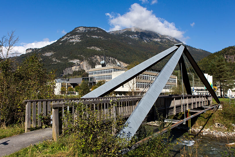 Brücke über die Aare bei der Kraftwerk Oberhasli AG