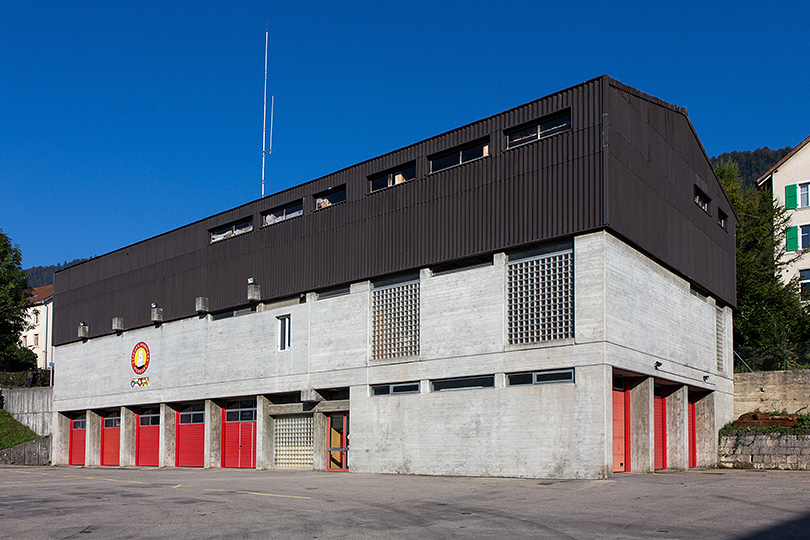 Dépot de pompiers à Saint-Imier