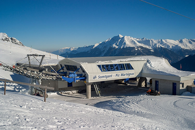 Sessellift Somtgant - Piz Martegnas