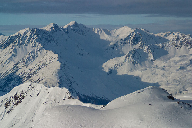 Aussicht vom Weissfluhjoch