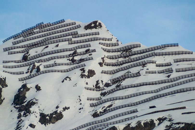 Lawinenverbauung am Schiahorn