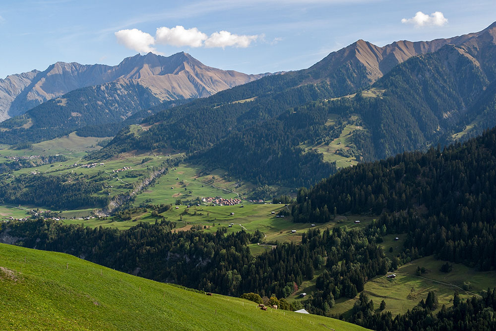 Ausblick von Lumbrein