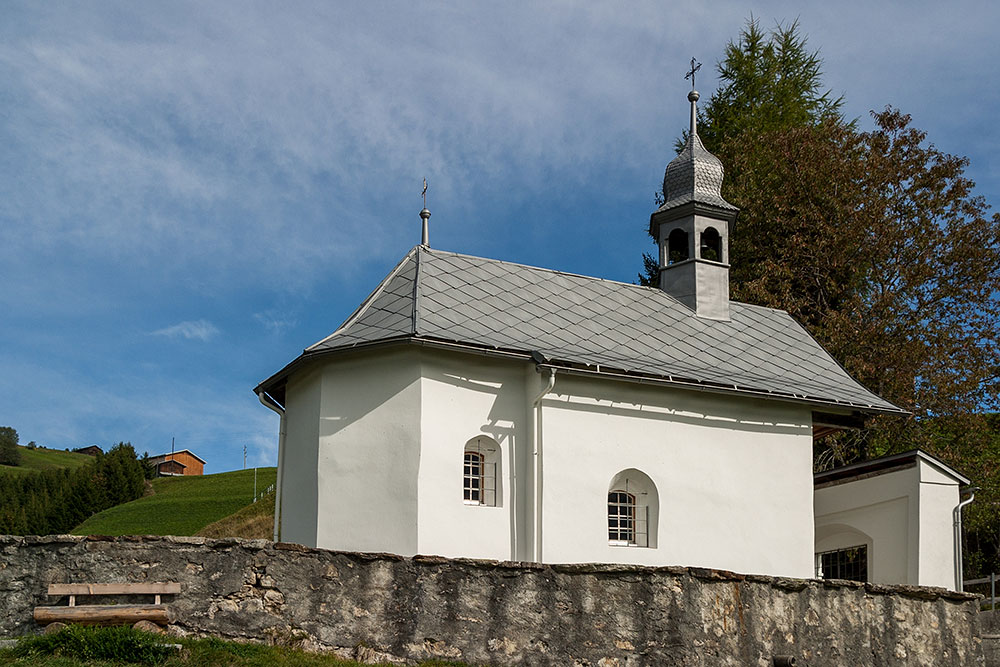 Kapelle Sogn Roc in Lumbrein