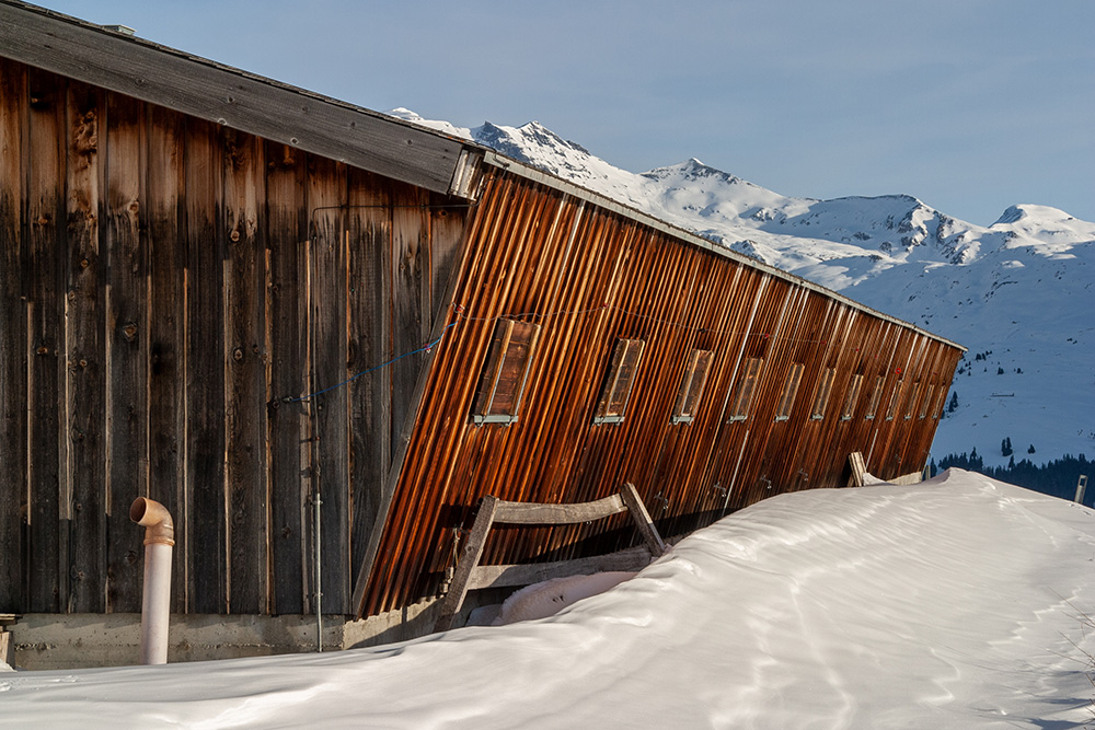 Stall auf der Alp Dado