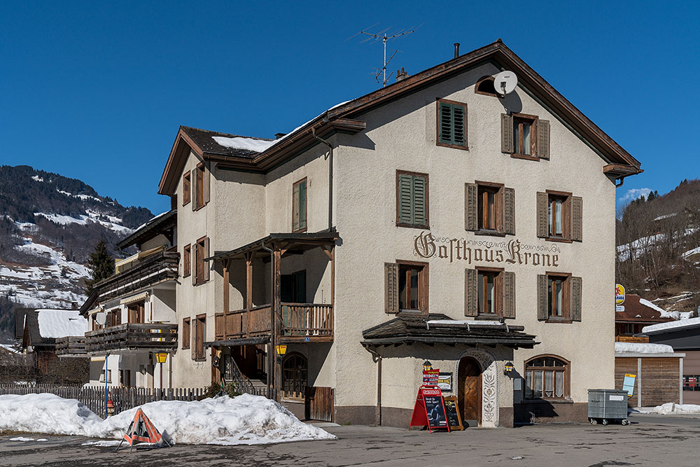 Gasthaus zur Krone in Jenaz