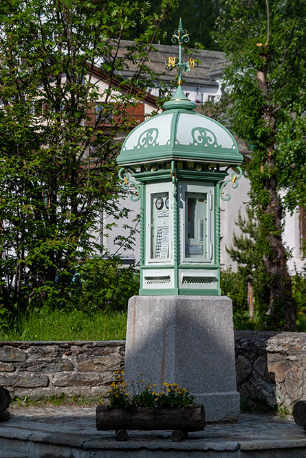 Wettersäule in Sils