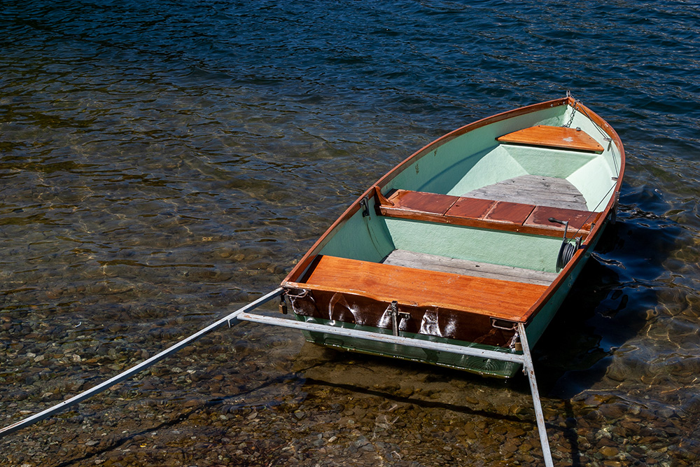 Boot im St. Moritzersee